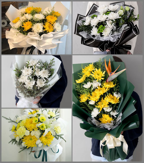北京顺义区李桥镇南河村白事花束代送